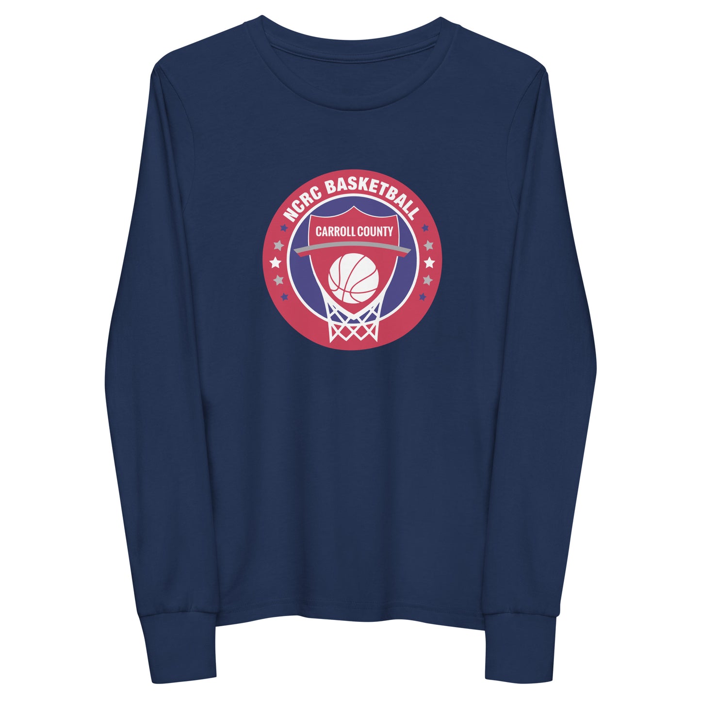 Youth NCRC Basketball  Bella + Canvas Long Sleeve Shirt