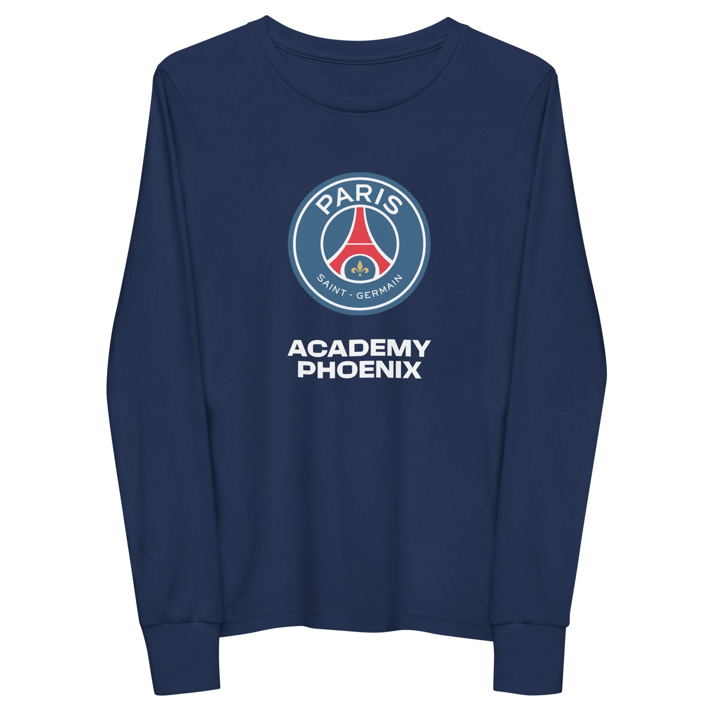 Youth PSG Academy Phoenix Bella + Canvas Long Sleeve Shirt