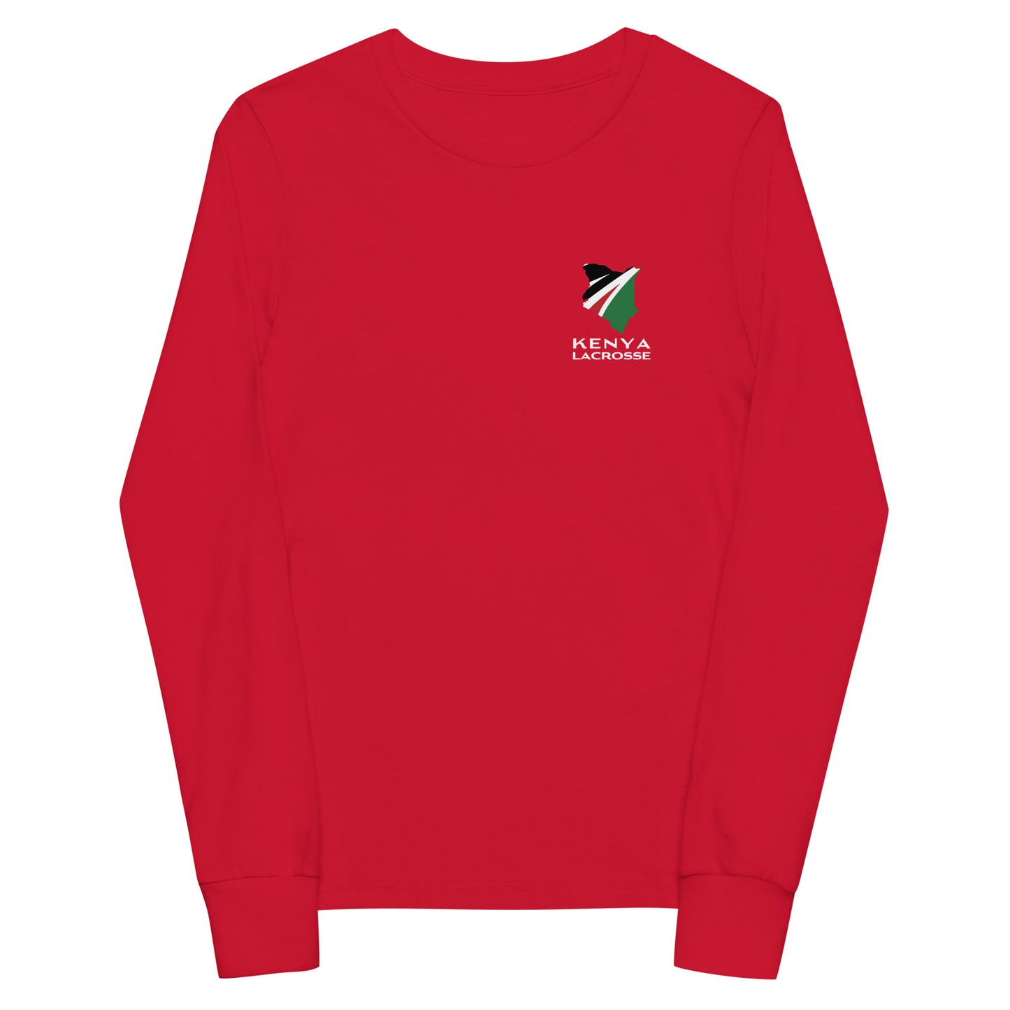 Youth Kenya Lacrosse Bella + Canvas Long Sleeve