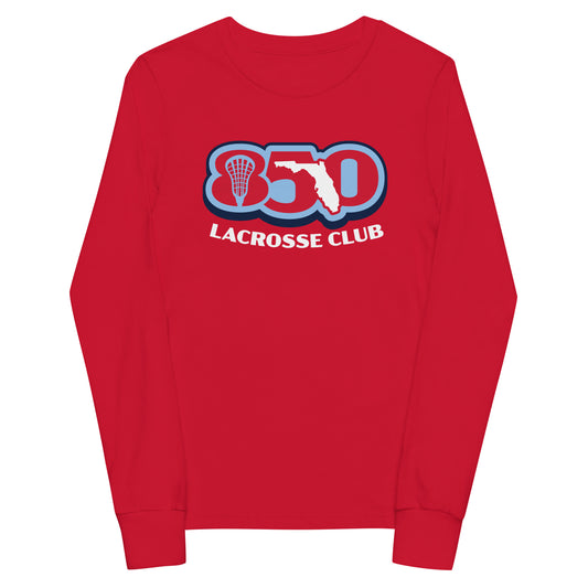 Youth 850 Lacrosse Bella + Canvas Long Sleeve Tee