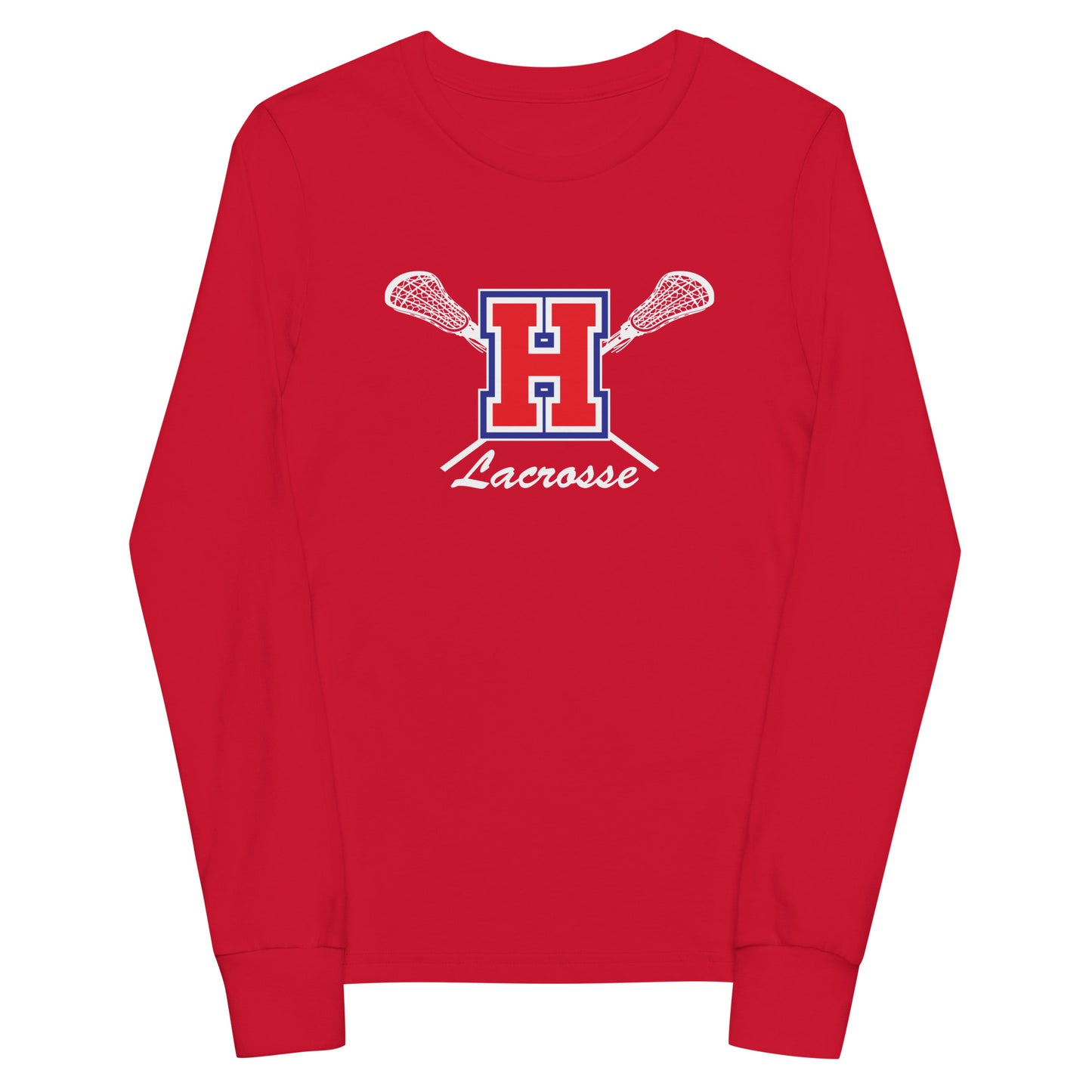 Youth Hilhi Lacrosse Bella + Canvas Long Sleeve Tee