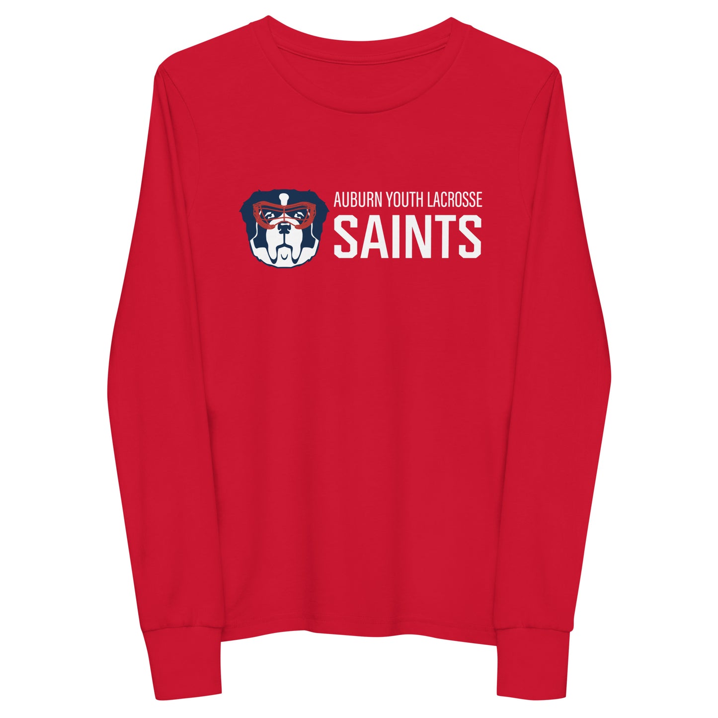 Youth Auburn Lacrosse Bella + Canvas Long Sleeve Shirt