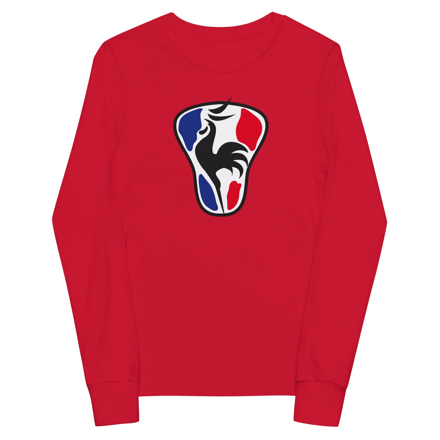 Youth France Lacrosse Bella + Canvas Long Sleeve Shirt