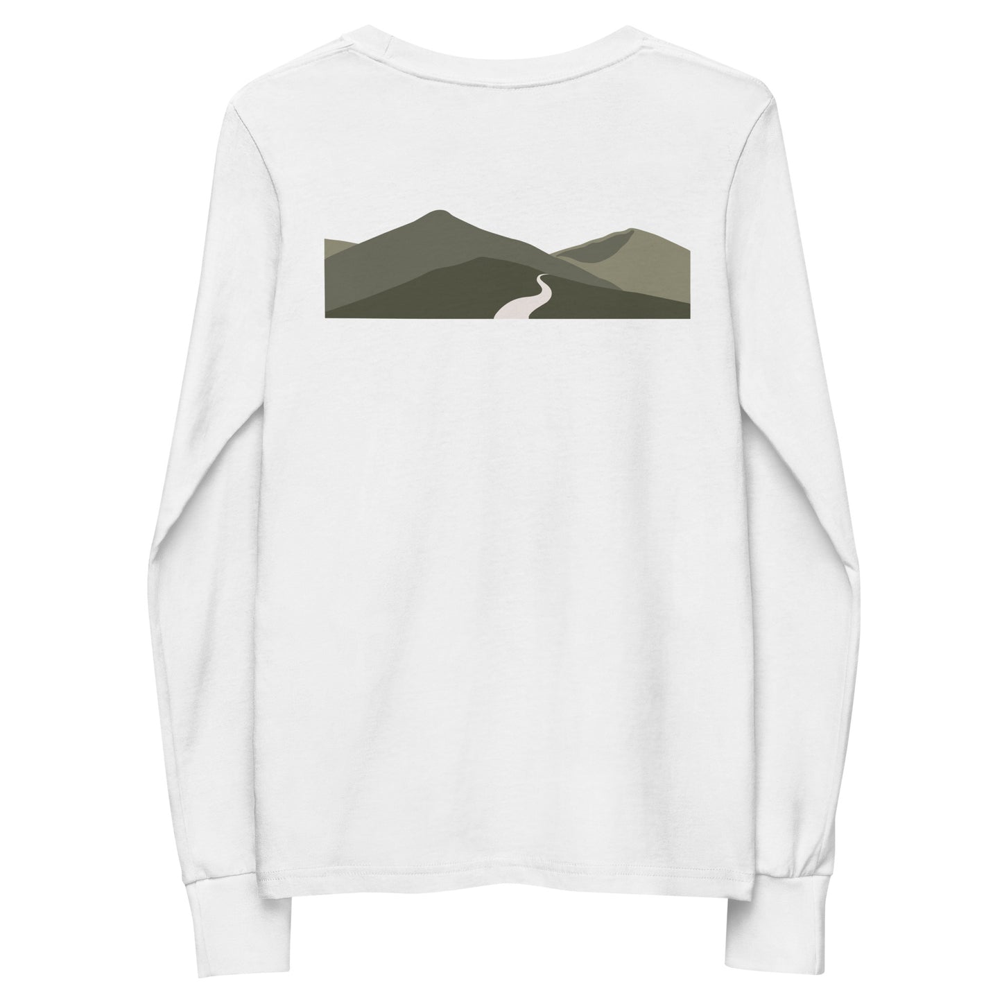 Youth Sage School Bella + Canvas Long Sleeve Shirt