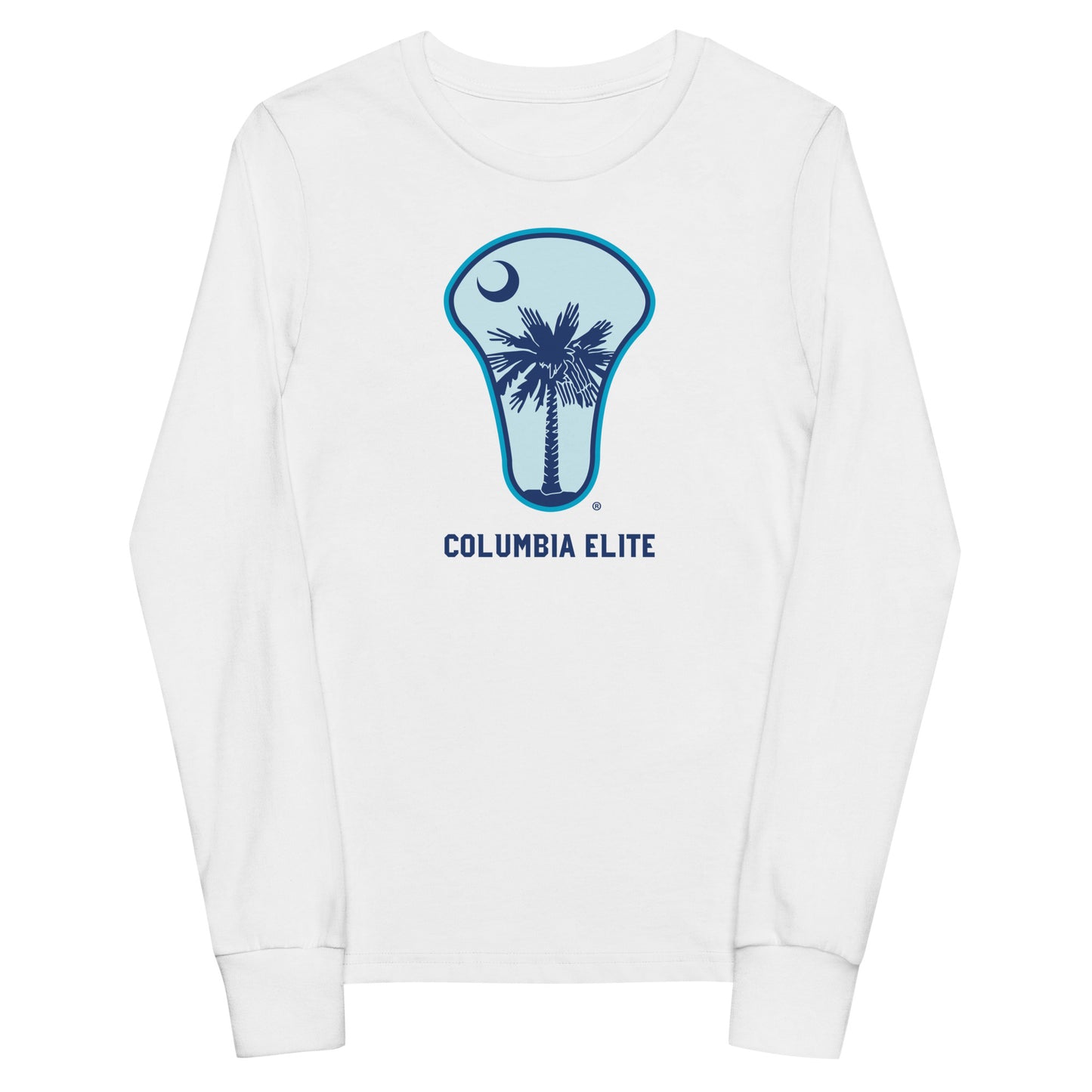 Youth Columbia Elite Lacrosse Bella + Canvas Long Sleeve Tee