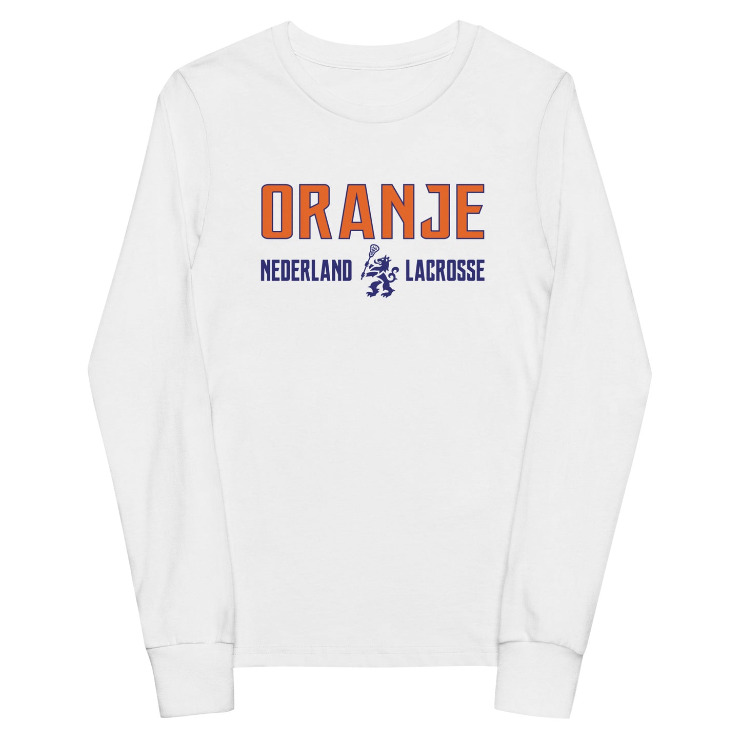 Youth Netherlands Lacrosse Bella + Canvas Long Sleeve Tee