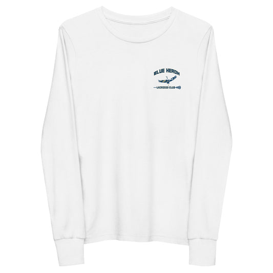 Youth Blue Heron Lacrosse Bella + Canvas Long Sleeve