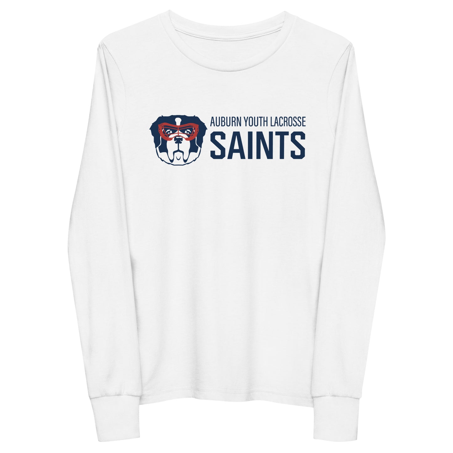 Youth Auburn Lacrosse Bella + Canvas Long Sleeve Shirt