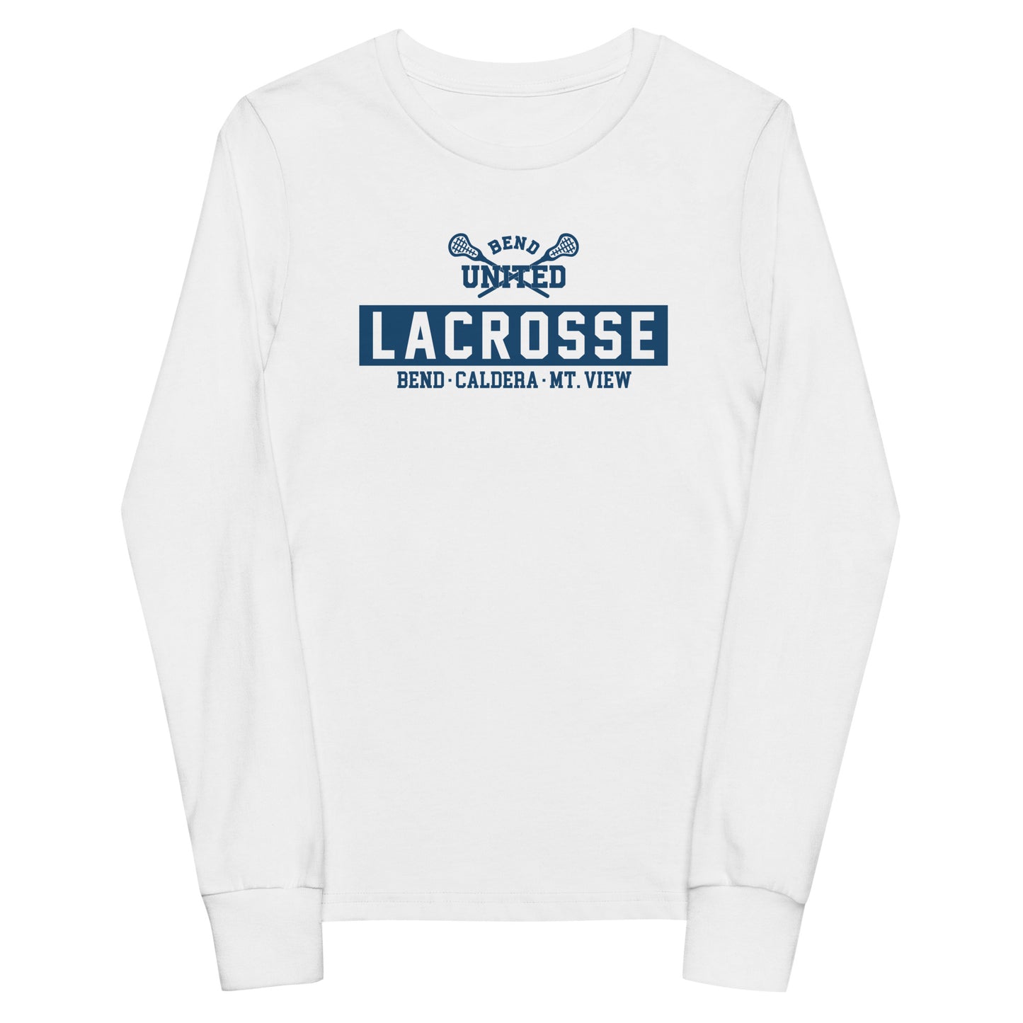 Youth Bend United Lacrosse Bella + Canvas Long Sleeve Shirt