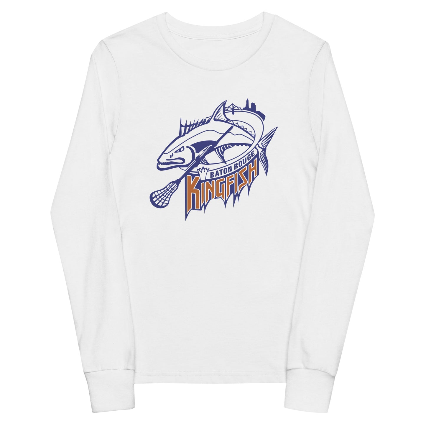 Youth Kingfish Lacrosse Bella + Canvas Long Sleeve Shirt