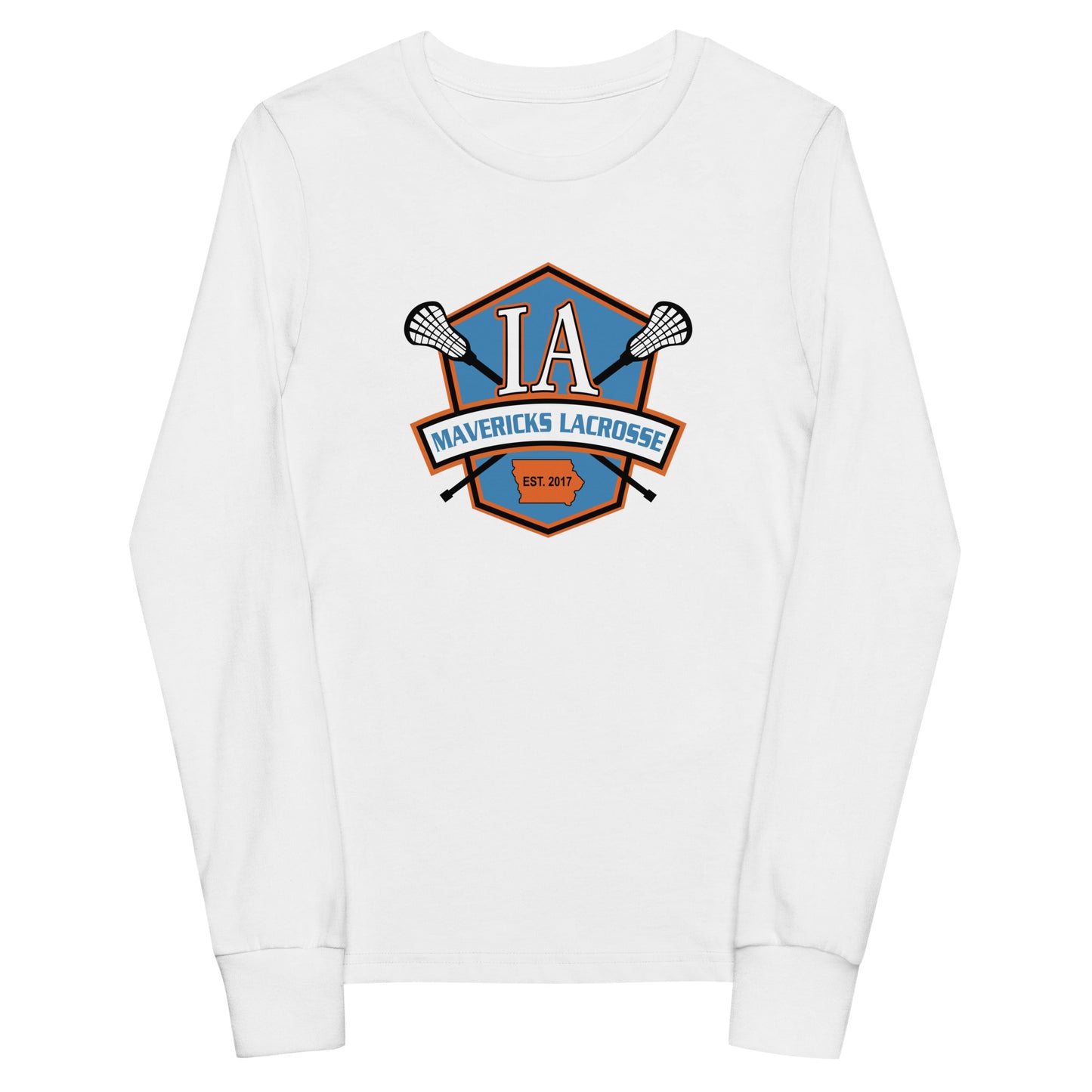 Youth Iowa Mavericks Bella + Canvas Long Sleeve Shirt
