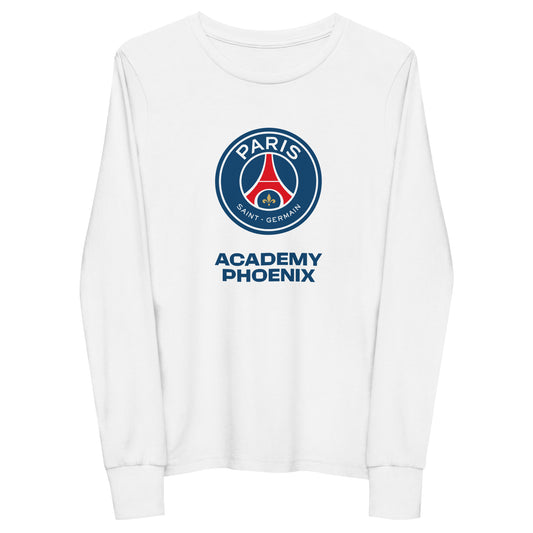 Youth PSG Academy Phoenix Bella + Canvas Long Sleeve Shirt