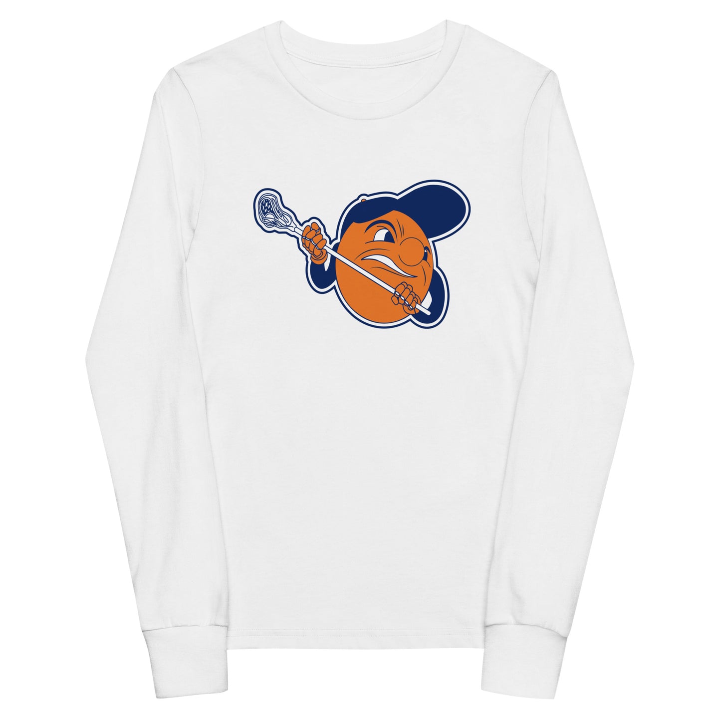 Youth Ultimate Orange Bella + Canvas Long Sleeve Shirt