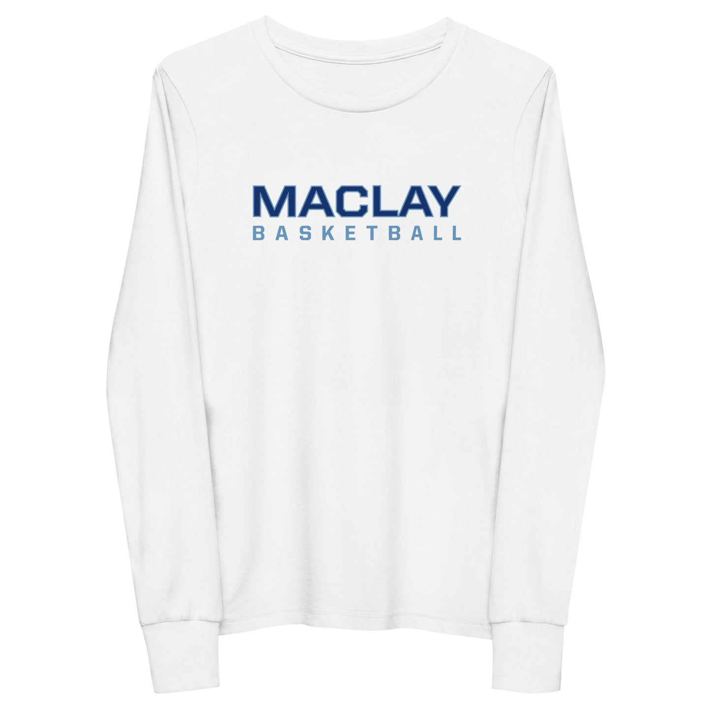 Youth Maclay Basketball Bella + Canvas Long Sleeve Shirt