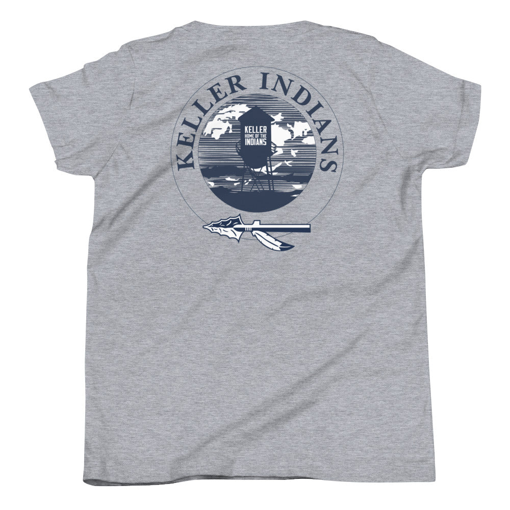 Youth Keller Football Bella + Canvas T-Shirt | Water Tower