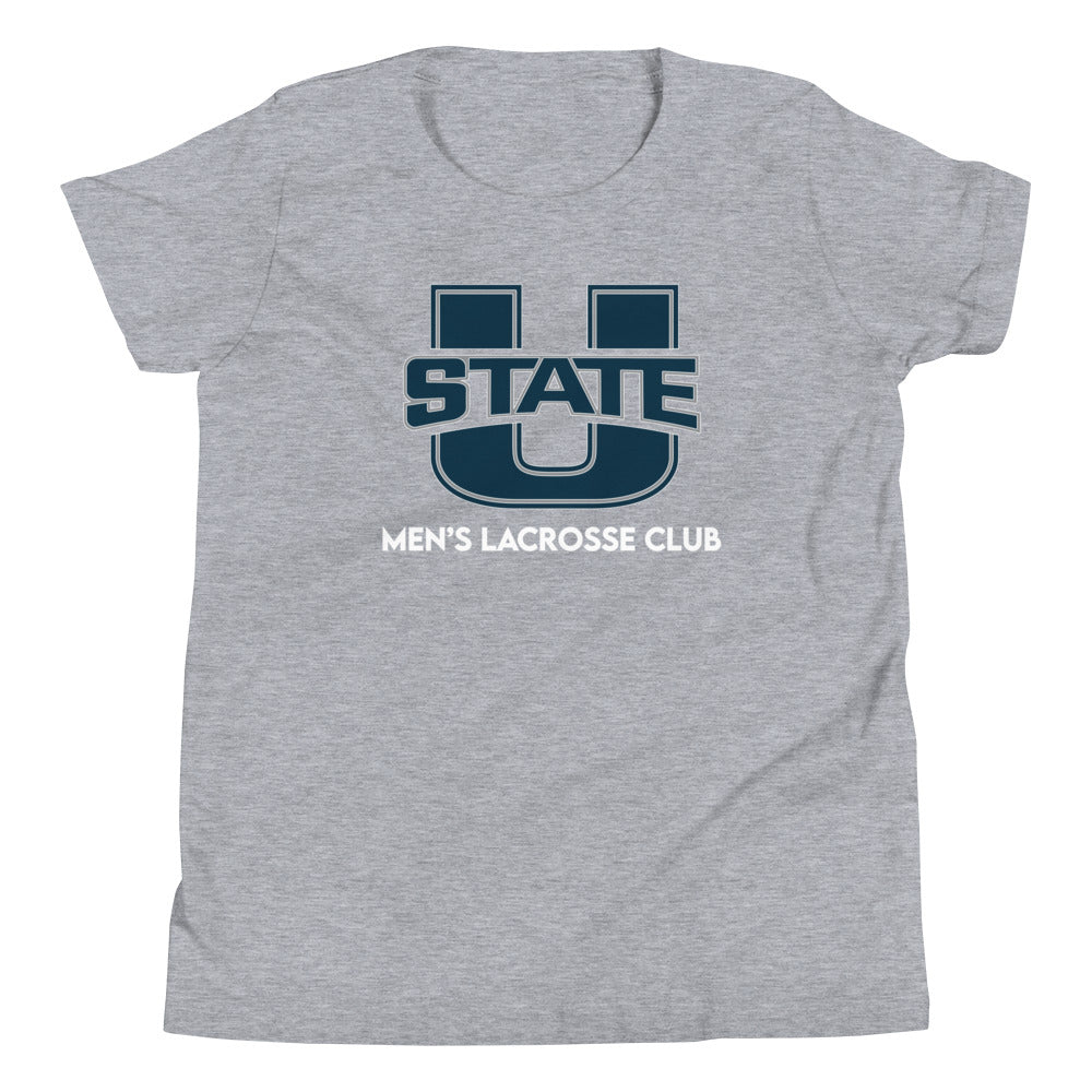 Youth USU Lacrosse Bella + Canvas T-shirt