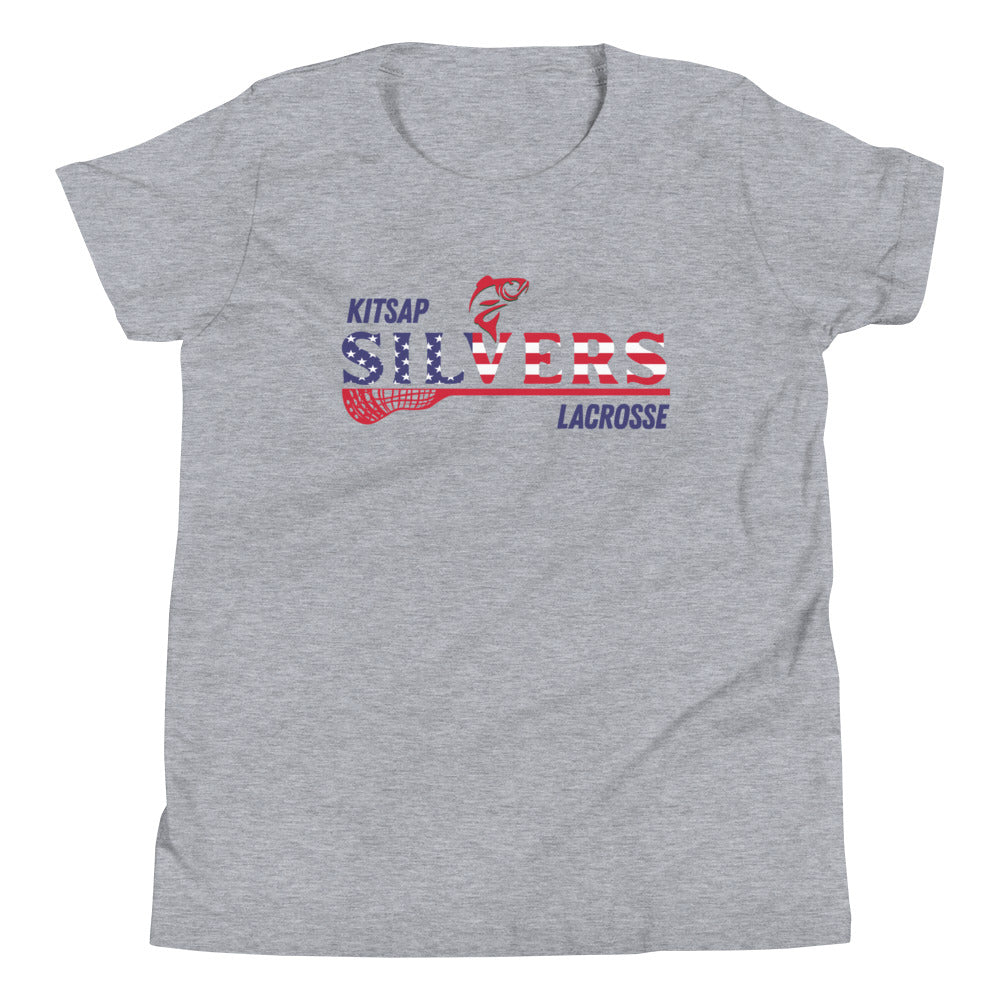 Youth Kitsap Lacrosse USA Bella + Canvas T-shirt