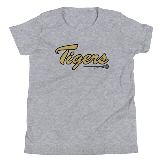 Youth Drip Tigers Lacrosse Bella + Canvas Short Sleeve T-Shirt