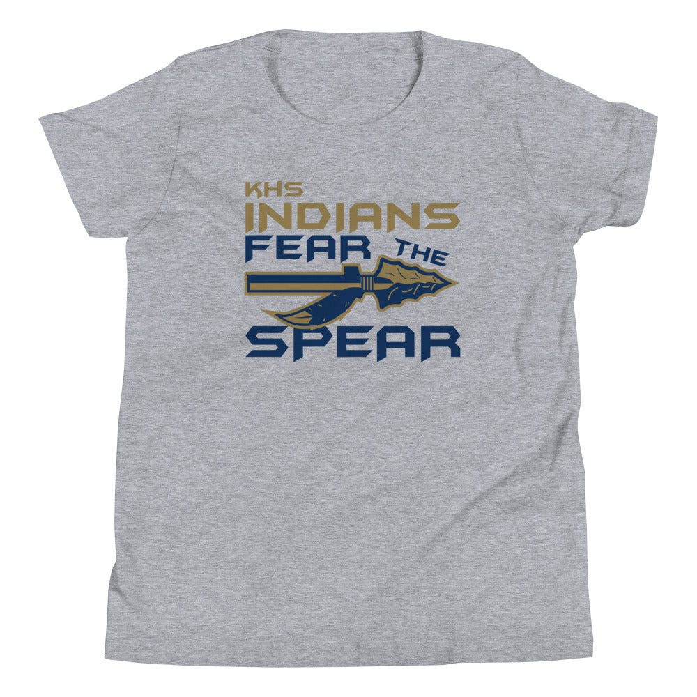 Youth Keller Football Bella + Canvas T-shirt