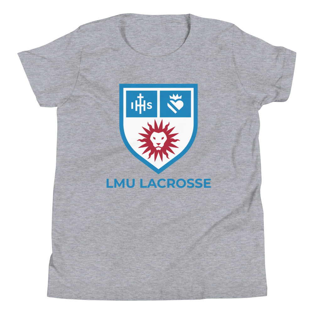 Youth LMU Lacrosse Bella + Canvas T-shirt