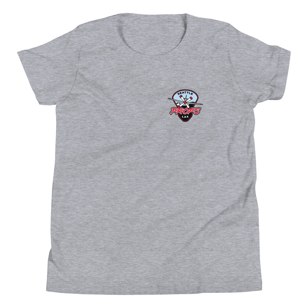Youth Seattle Props Lacrosse Bella + Canvas T-Shirt