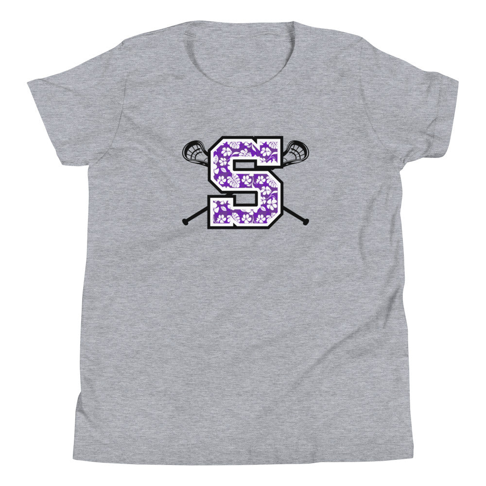 Youth Sunset Lacrosse Bella + Canvas Short Sleeve T-Shirt