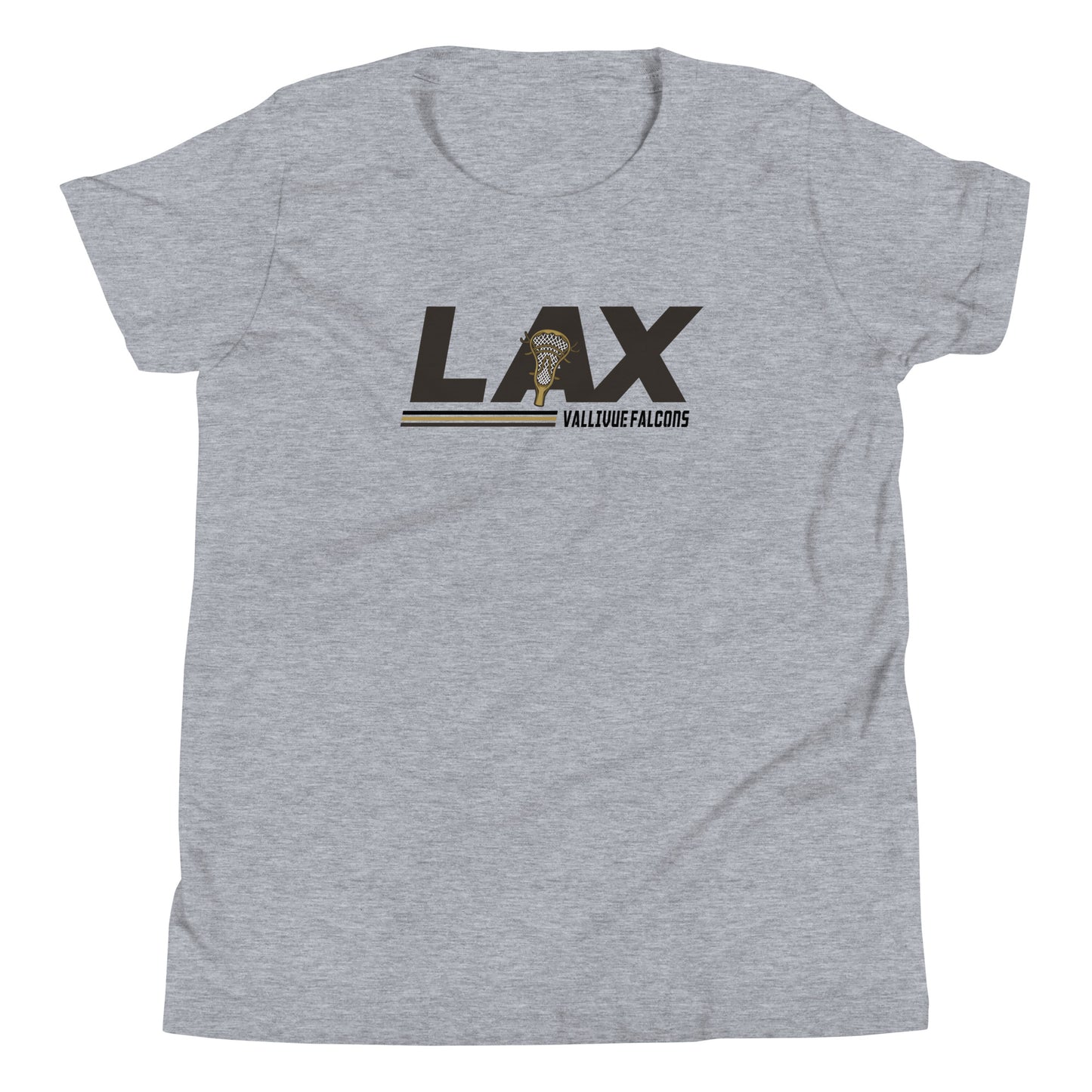 Youth Vallivue Lacrosse Bella + Canvas T-Shirt