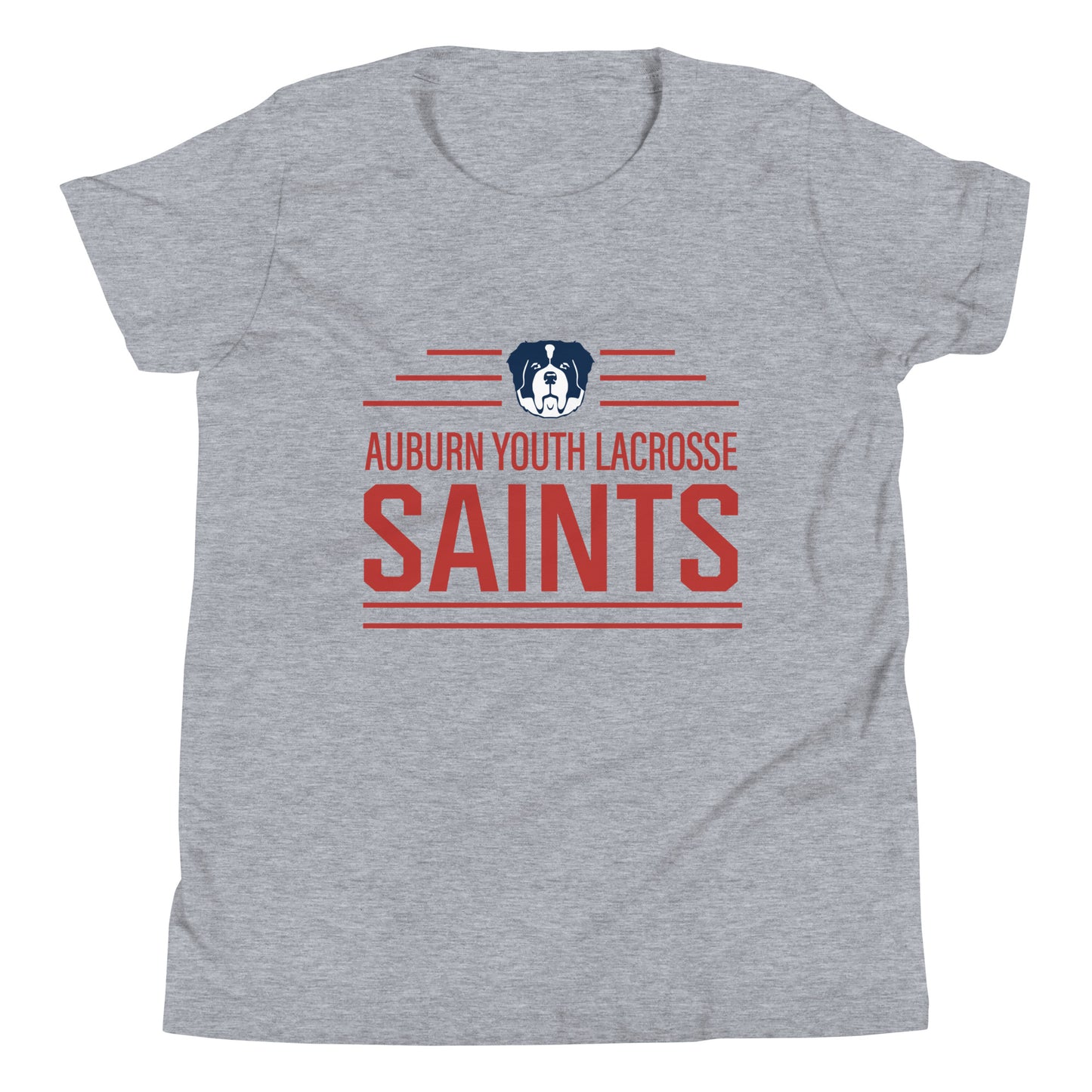 Youth Auburn Lacrosse Bella + Canvas T-shirt