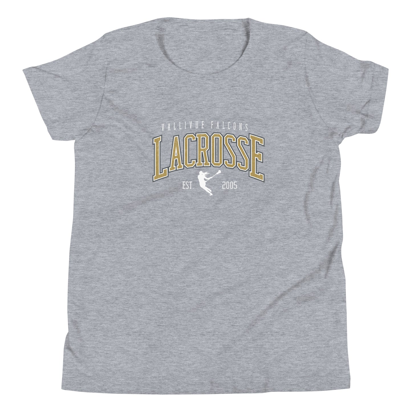 Youth Vallivue Lacrosse Bella + Canvas T-Shirt