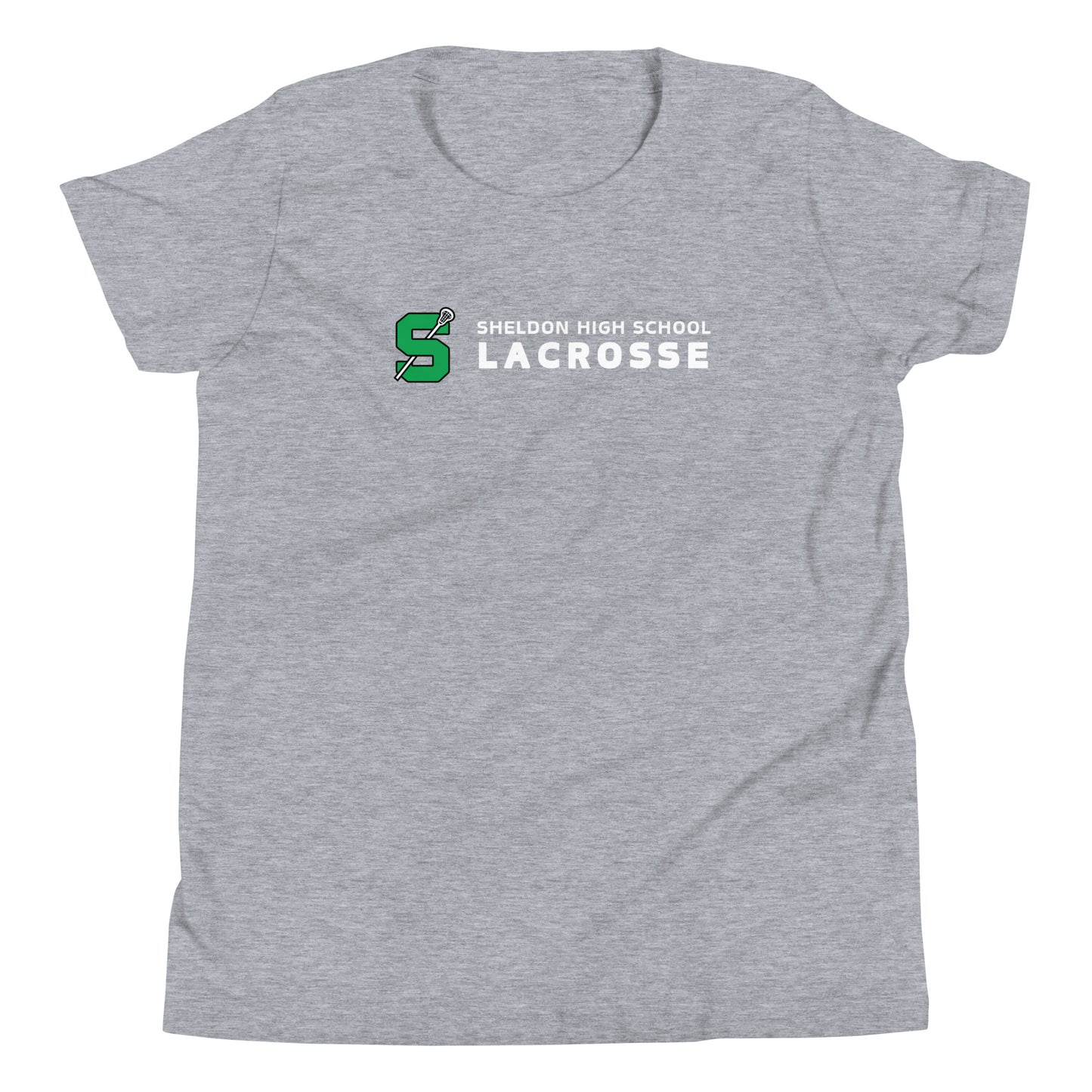 Youth Sheldon Boys and Girls Lacrosse Bella + Canvas T-shirt