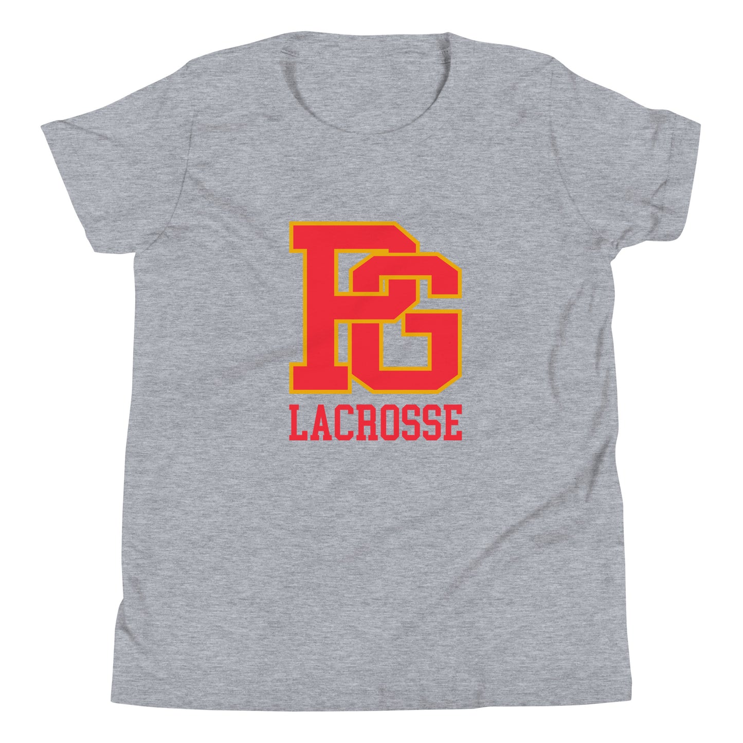 Youth Pacific Grove High School Men's Lacrosse Bella + Canvas T-shirt