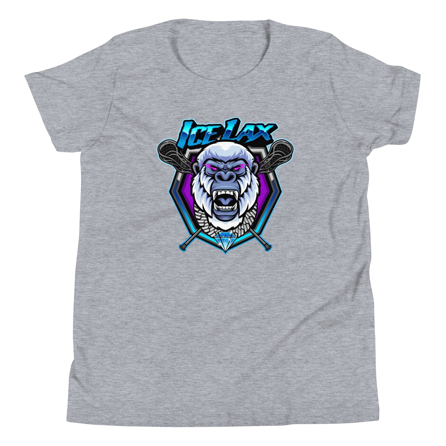Youth ICE LAX Bella + Canvas T-shirt