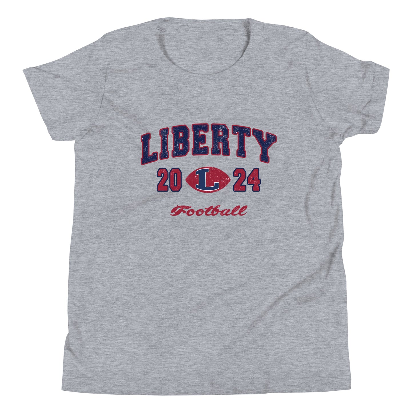 Youth Liberty Football Bella + Canvas T-shirt