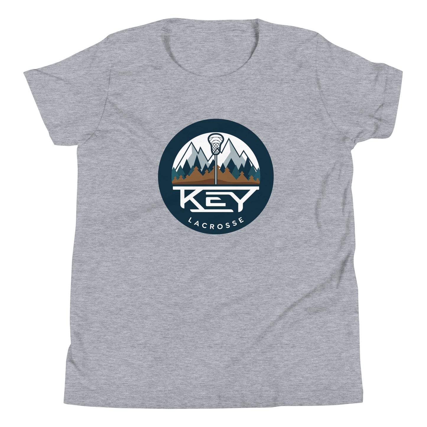Youth Key Lacrosse Bella + Canvas T-shirt