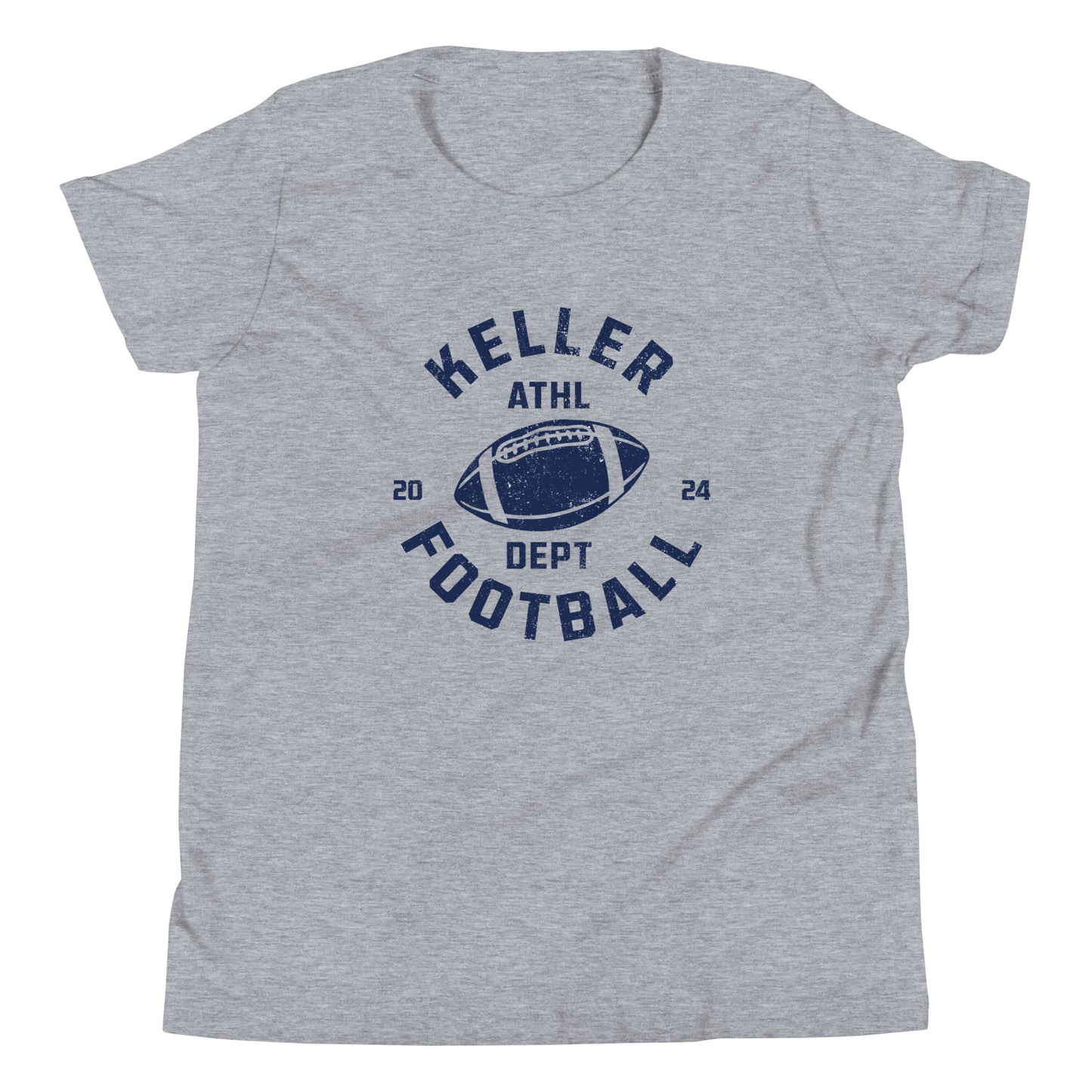Youth Keller Football Bella + Canvas T-Shirt
