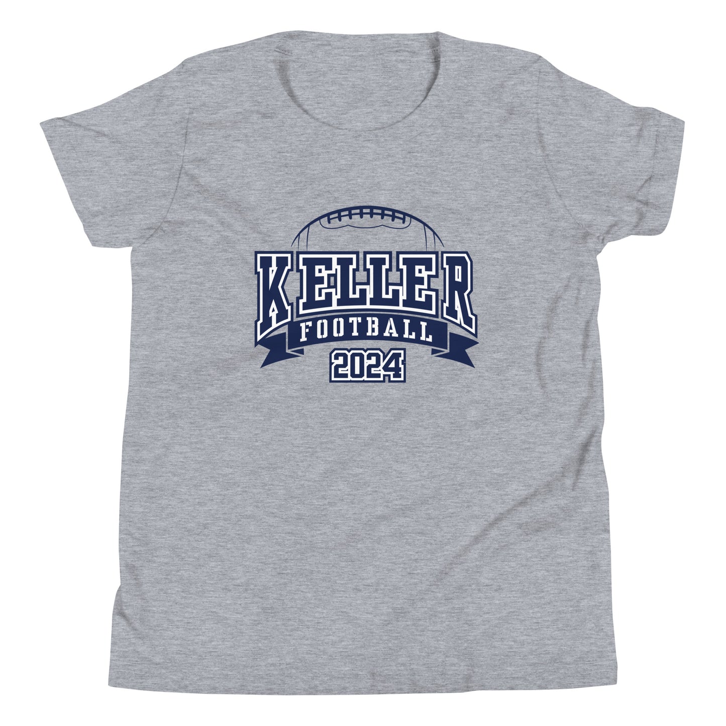 Youth Keller Football Bella + Canvas T-Shirt