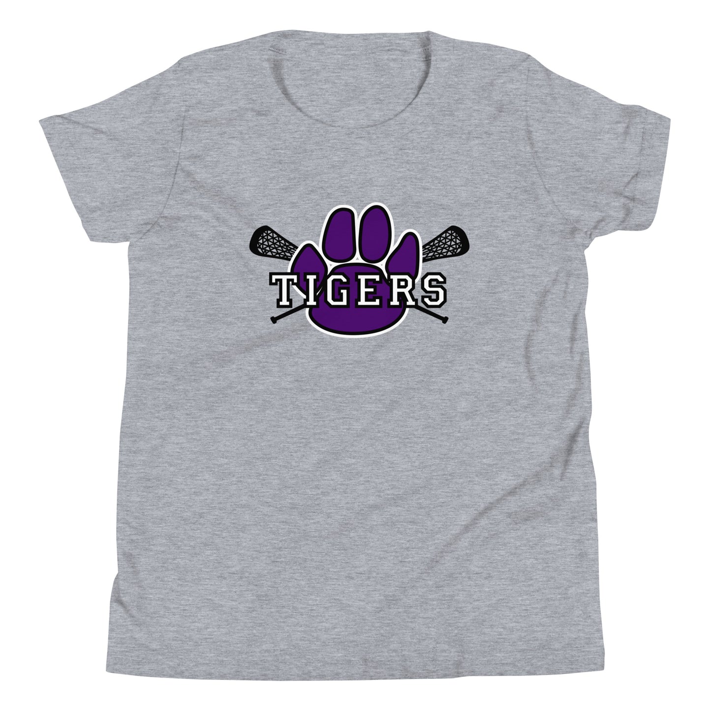 Youth Tiger Lax  Bella + Canvas T-shirt