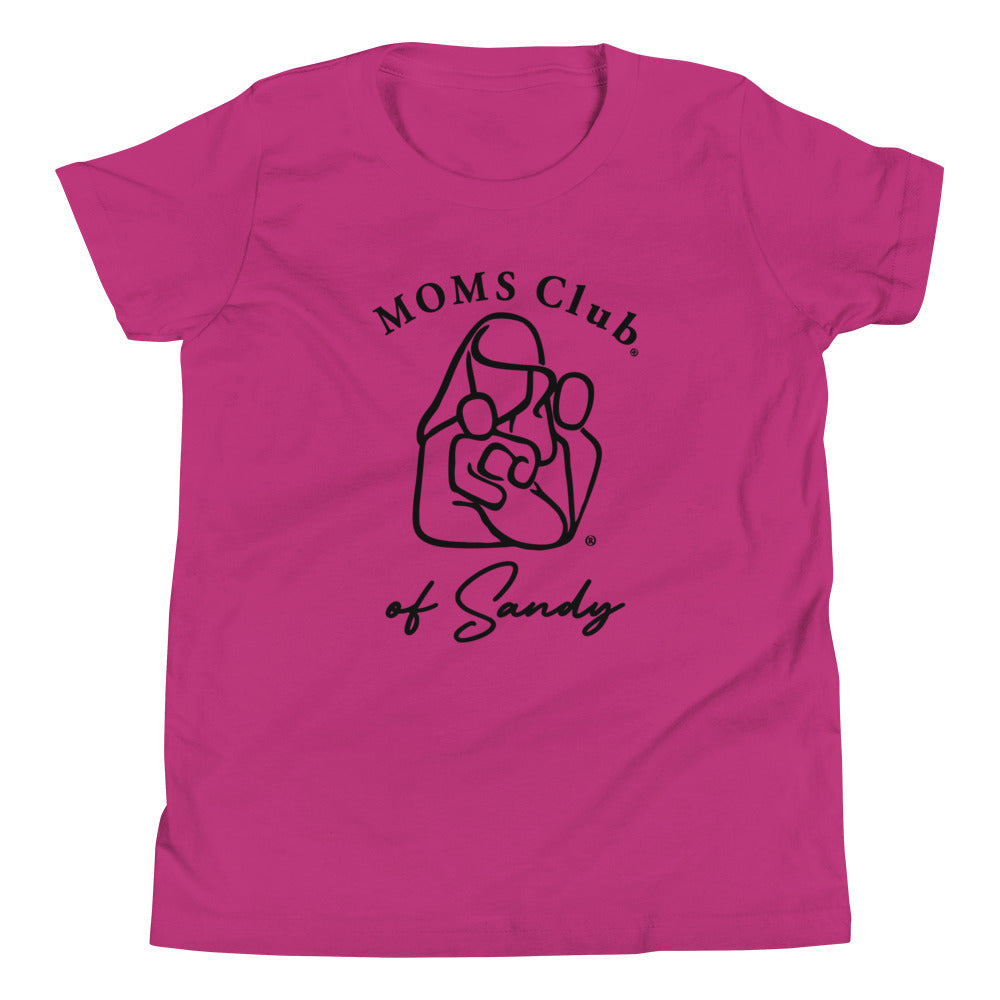 Youth MOMS Club of Sandy Bella + Canvas Short Sleeve T-Shirt