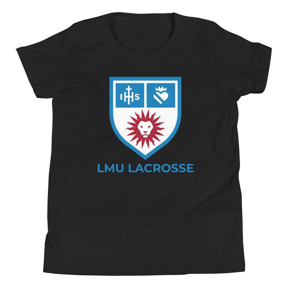 Youth LMU Lacrosse Bella + Canvas T-shirt