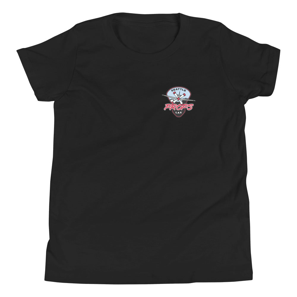 Youth Seattle Props Lacrosse Bella + Canvas T-Shirt