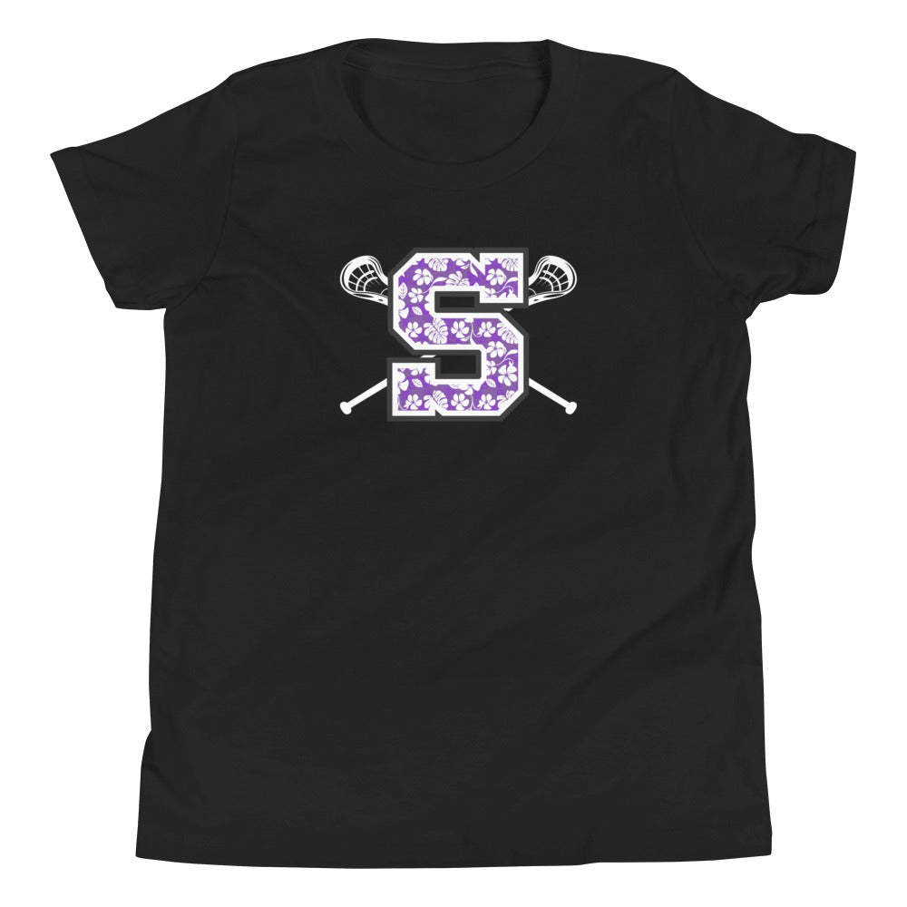 Youth Sunset Lacrosse Bella + Canvas Short Sleeve T-Shirt