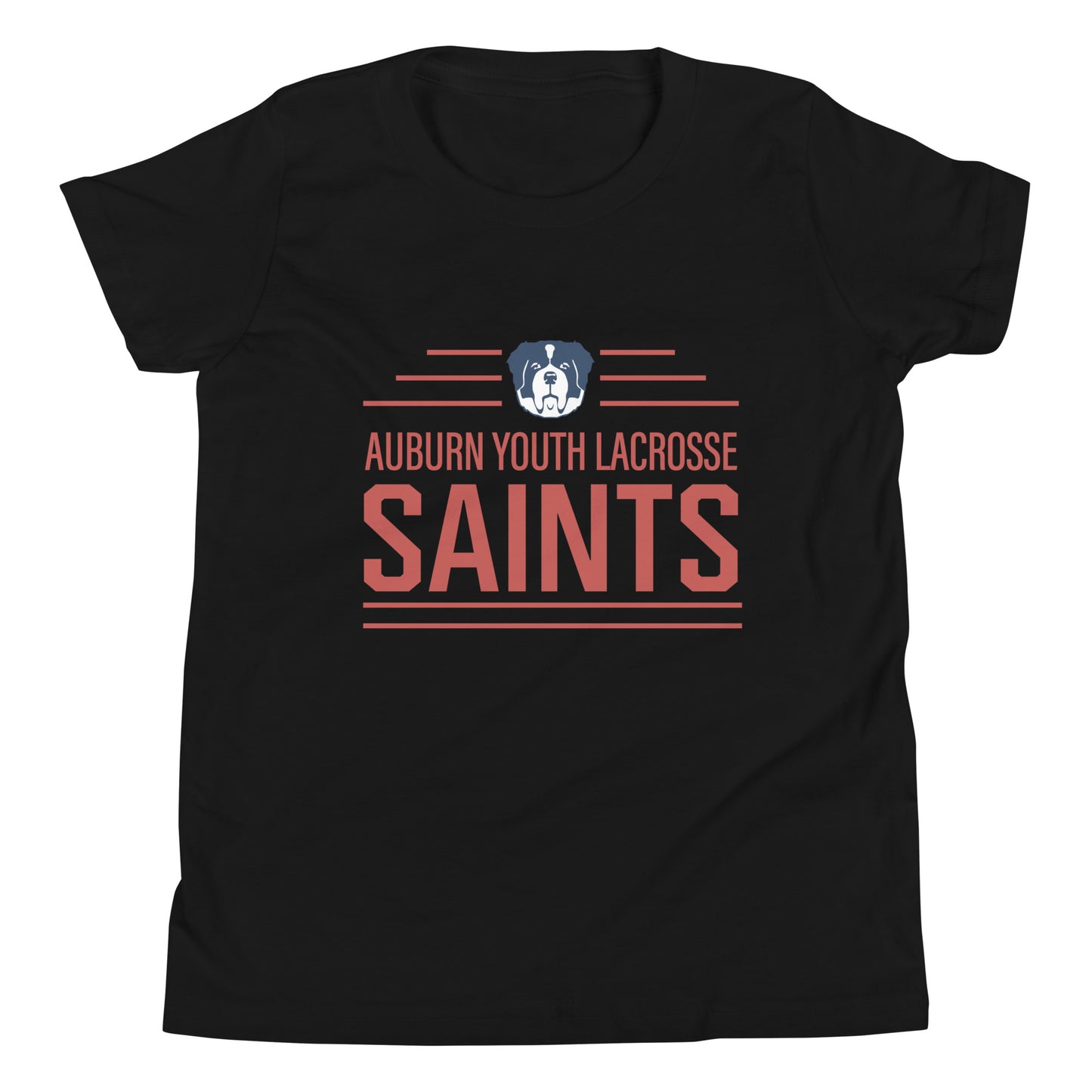 Youth Auburn Lacrosse Bella + Canvas T-shirt