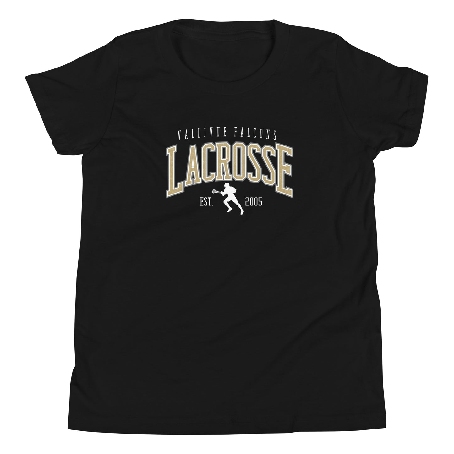 Youth Vallivue Lacrosse Bella + Canvas T-shirt