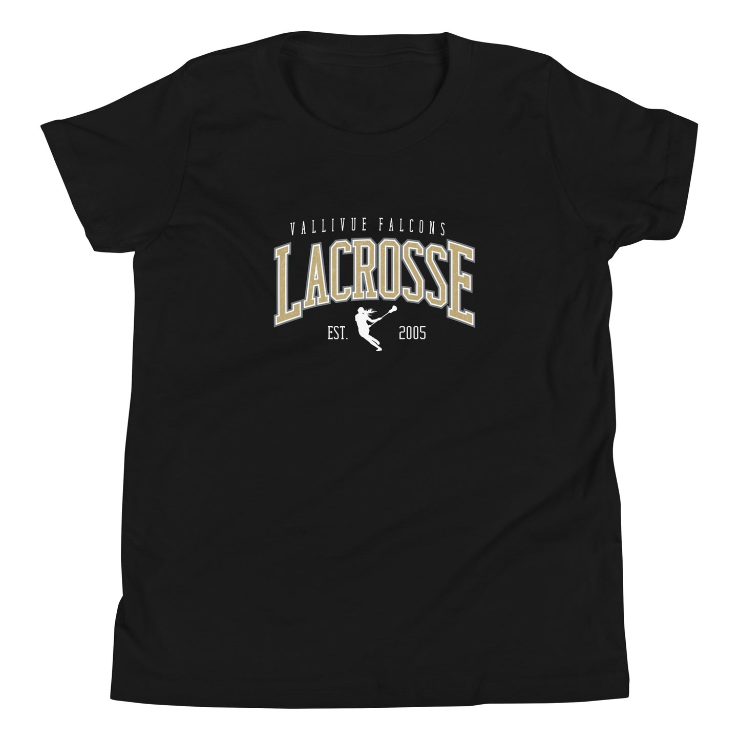 Youth Vallivue Lacrosse Bella + Canvas T-Shirt