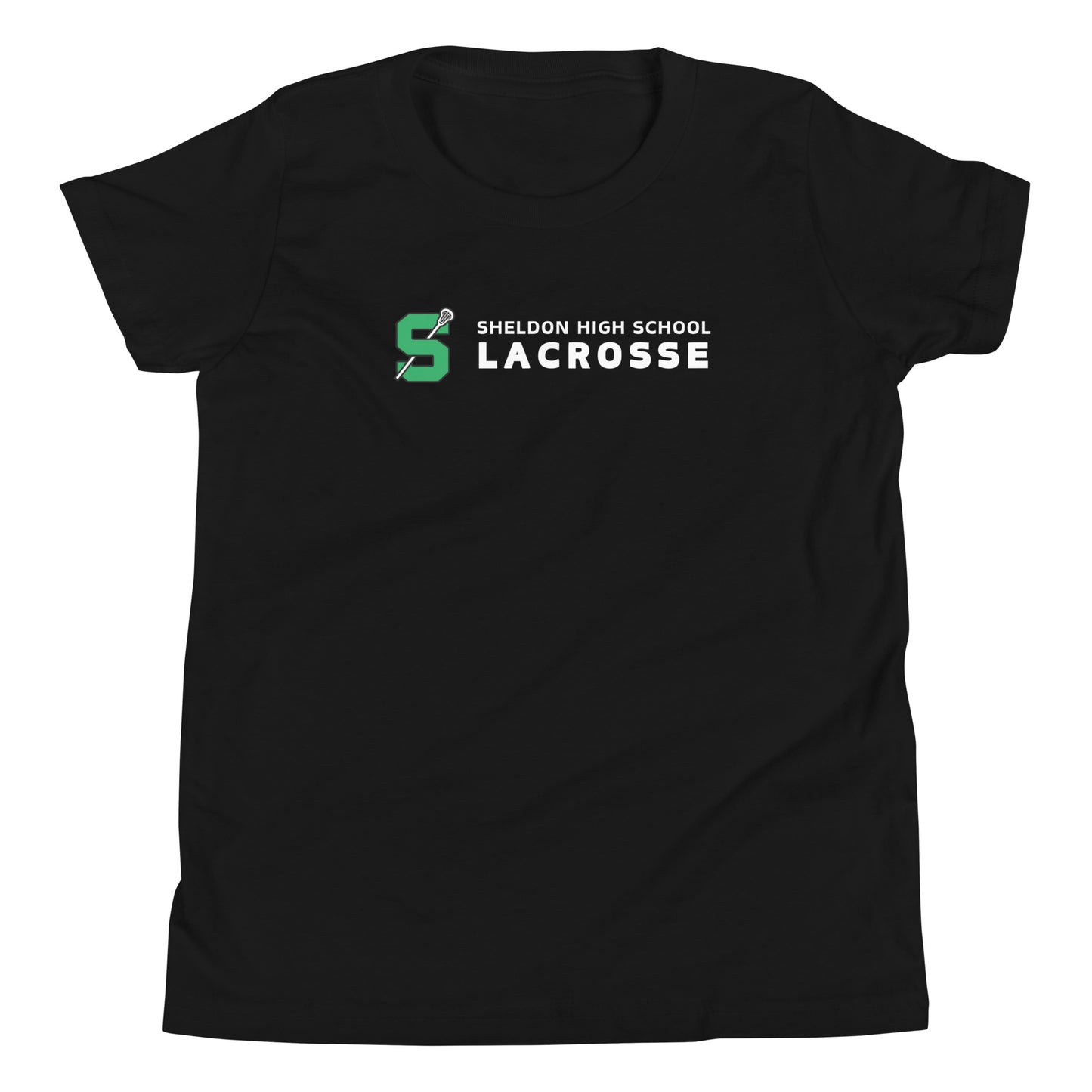 Youth Sheldon Boys and Girls Lacrosse Bella + Canvas T-shirt
