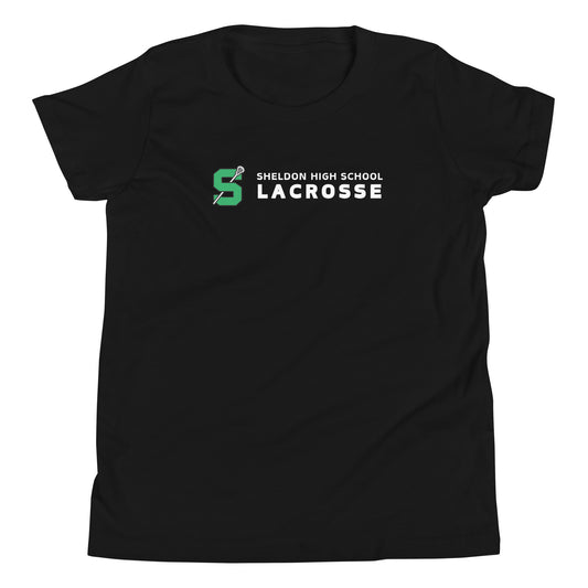 Youth Sheldon Boys and Girls Lacrosse Bella + Canvas T-shirt