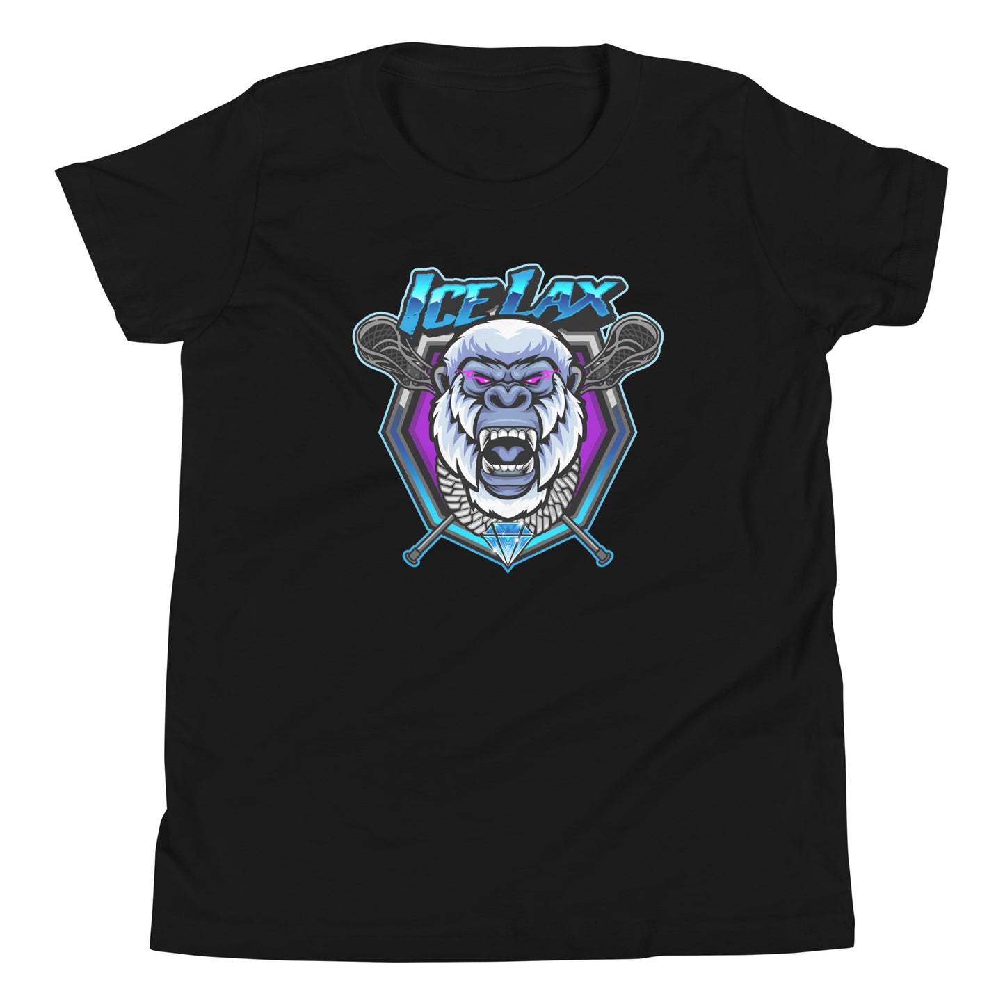 Youth ICE LAX Bella + Canvas T-shirt