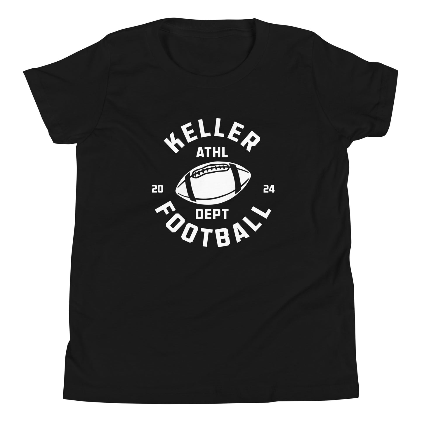 Youth Keller Football Bella + Canvas T-Shirt