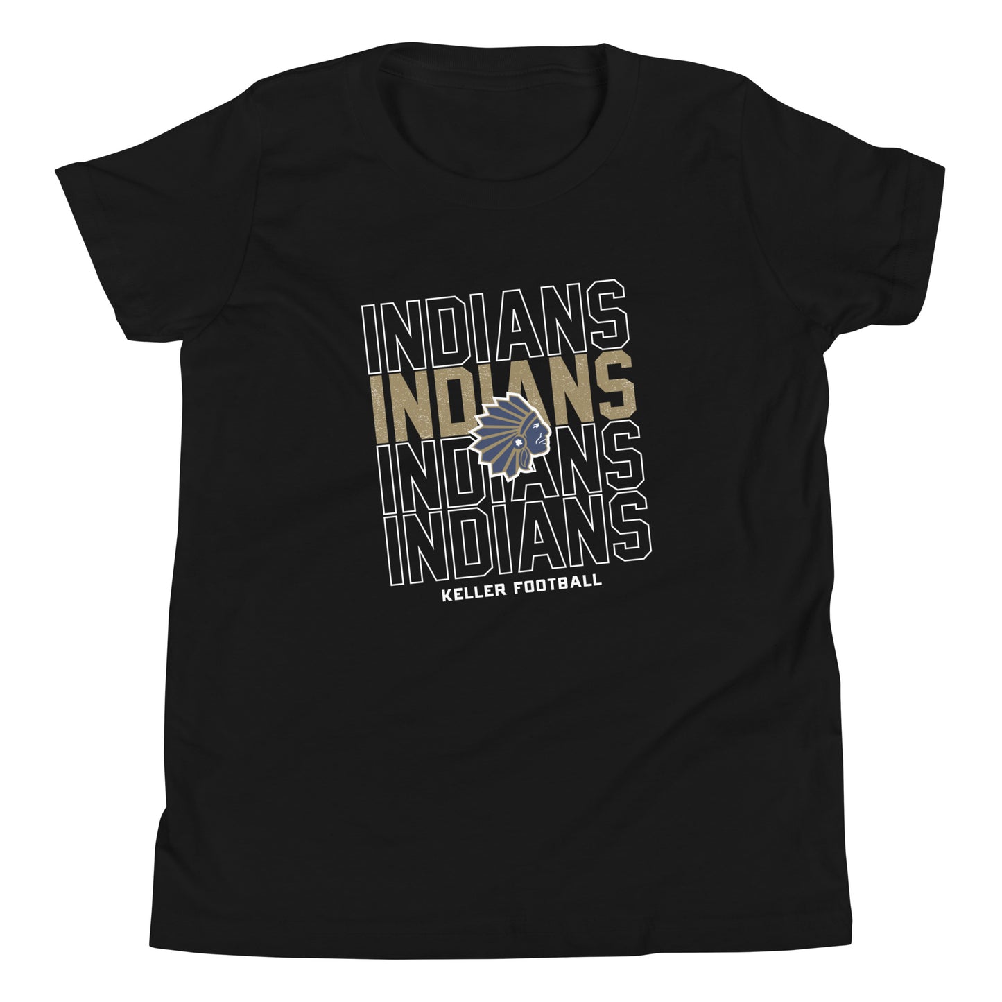 Youth Keller Football Bella + Canvas T-Shirt