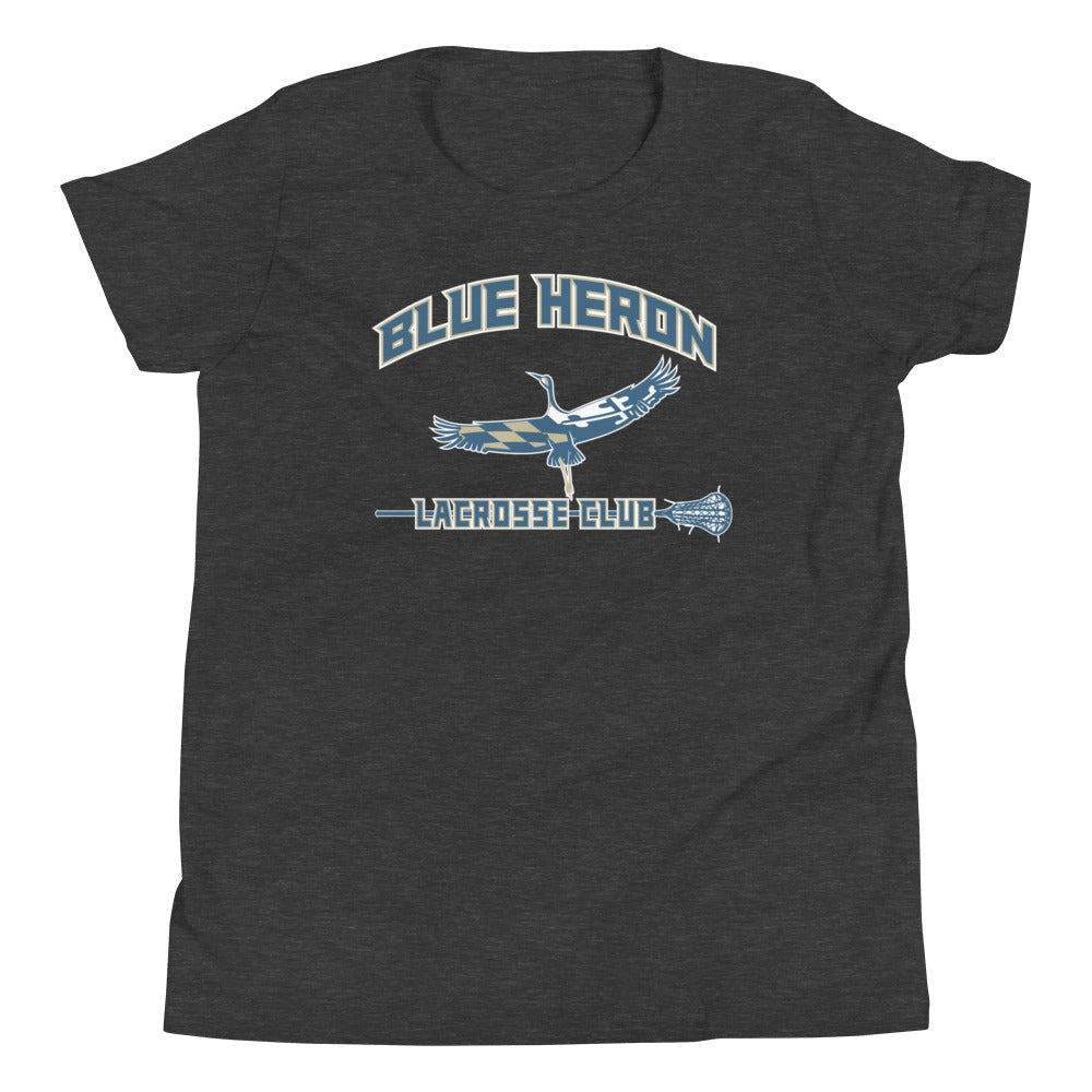 Youth Blue Heron Lacrosse Bella + Canvas T-Shirt